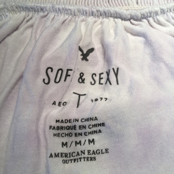 🌸Pretty pink and white top from AEO - Picture 4 of 5